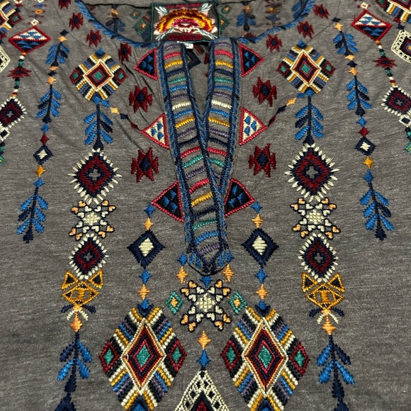 Johnny Was RUAH knit long sleeve 3/4 length Henly    Size M - Picture 8 of 14